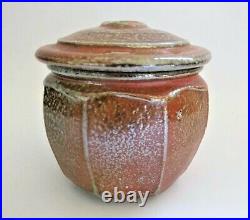 PHIL ROGERS. A studio pottery jar and cover