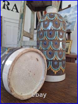 Pair Of Mid Century 1960's Coloured Studio Vases. Vintage/Ceramics/Pottery Pair Of Mid Century 1960's Coloured Studio Vases. Vintage/Ceramics/Pottery