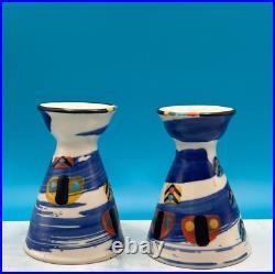 Pair of Ann McNulty Enniskillen Irish Studio Pottery Vase Signed