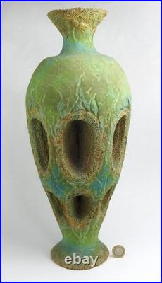 Paul Wearing Large 42cm Studio Pottery Vase Sculpture
