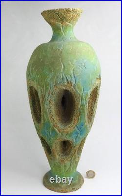 Paul Wearing Large 42cm Studio Pottery Vase Sculpture