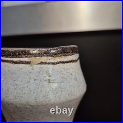 Pesimone 1973 Italian Studio Pottery Vase 19 Abstract Fish Design Signed Pesimone 1973 Italian Studio Pottery Vase 19 Abstract Fish Design Signed