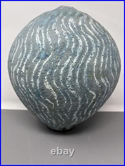 Peter Fraser Beard (b. 1951) Contemporary Ceramic Blue / Green Vessel