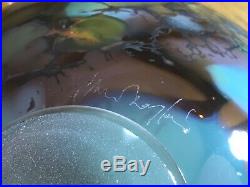 Peter Layton British Art Glass Signed Sun Reef Pattern. Glorious Piece