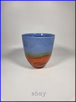 Peter Layton British Studio Glass Mirage Vessel