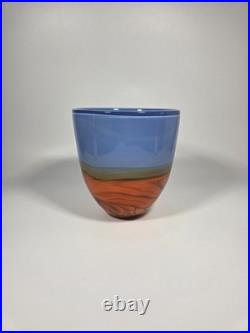 Peter Layton British Studio Glass Mirage Vessel