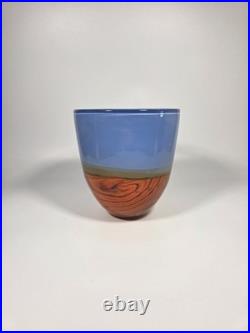 Peter Layton British Studio Glass Mirage Vessel