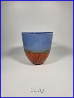 Peter Layton British Studio Glass Mirage Vessel