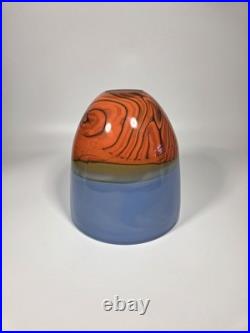 Peter Layton British Studio Glass Mirage Vessel