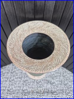 Peter Shearer Studio Pottery Vase NZ Tidal Series Green Celadon & Crackle