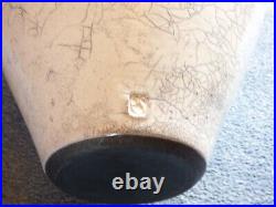 Peter Sparrey Monumental Raku Lidded Vase