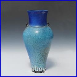 Peter Sparrey Studio Pottery Raku Vase