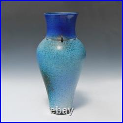 Peter Sparrey Studio Pottery Raku Vase