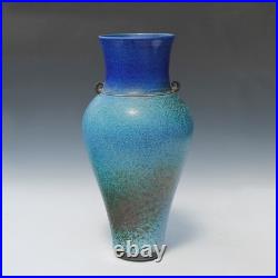 Peter Sparrey Studio Pottery Raku Vase