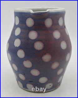 Peter Starkey Studio Pottery Polka Dot Jug / Pitcher 20th Century