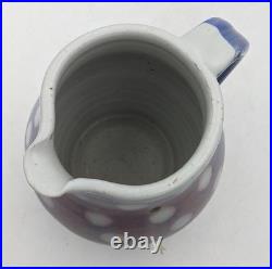 Peter Starkey Studio Pottery Polka Dot Jug / Pitcher 20th Century