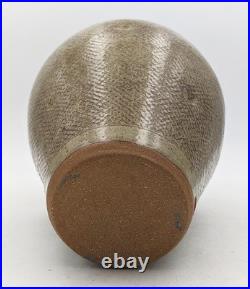 Peter Swanson Studio Pottery Large Stoneware Vase 20th Century