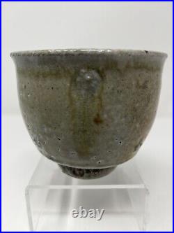 Phil Rogers Chawan with Chrysanthemum decoration
