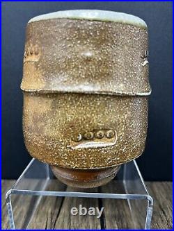 Phil Rogers Salt Glaze stoneware footed tea bowl (Yunomi)
