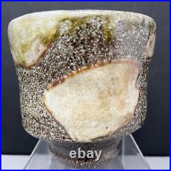 Phil Rogers Stoneware Yunomi Salt Glaze decoration, potters mark #816