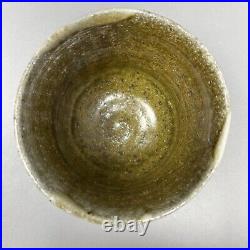 Phil Rogers Stoneware Yunomi Salt Glaze decoration, potters mark #816