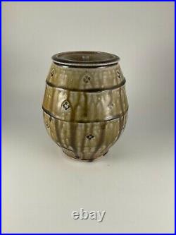 Phil Rogers Storage Jar, Woodfired And Ash & Salt Glazed