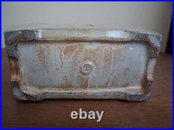 Phil Rogers Studio Pottery Ash Salt Glazed Stoneware Slab Built Vase