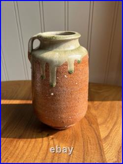 Phil Rogers Wood Fired Studio Pottery Vase, Perfect Condition. Leach Interest Phil Rogers Wood Fired Studio Pottery Vase, Perfect Condition. Leach Interest
