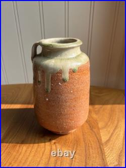 Phil Rogers Wood Fired Studio Pottery Vase, Perfect Condition. Leach Interest Phil Rogers Wood Fired Studio Pottery Vase, Perfect Condition. Leach Interest
