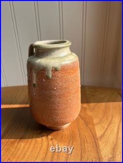 Phil Rogers Wood Fired Studio Pottery Vase, Perfect Condition. Leach Interest Phil Rogers Wood Fired Studio Pottery Vase, Perfect Condition. Leach Interest