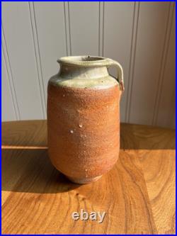 Phil Rogers Wood Fired Studio Pottery Vase, Perfect Condition. Leach Interest Phil Rogers Wood Fired Studio Pottery Vase, Perfect Condition. Leach Interest