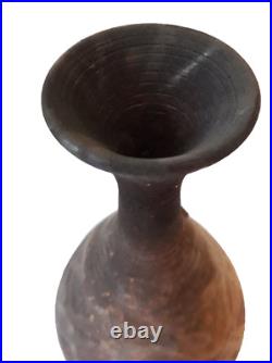 Philip Chan Studio Ceramic Contemporary Raku Vase UK Signed Art Pottery