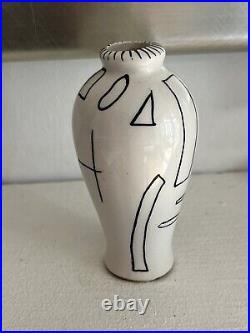 Picasso Cocteau Miro Capron Bud Vase Mid 20th Century French Modernist