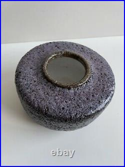 Pieter Groeneveldt Dutch Studio Pottery Fat Lava Vessel
