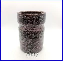 Pieter Groeneveldt Purple Lava Glaze Vase Netherlands 1960s