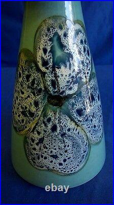 Poole Pottery Studio Unique One Off Abstract Alan White Poppy Field Design Vase
