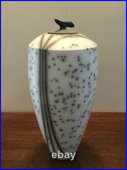 Pottery Vase Raku By Tim Andrews, Lovely Studio Piece 36 CM High