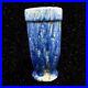 Primitive_Raku_Crackle_Vase_Blue_White_Art_Pottery_9_75t_5w_Vintage_Decorative_01_pi