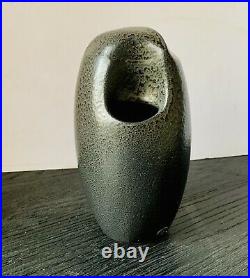 REID OZAKI Vase Northwest Studio Art Pottery Seattle Honalulu Ikebana 7.25