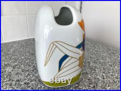 ROSENTHAL GERMANY STUDIO LINIE WOLF BAUER LARGE FLORAL VASE 21 cm VINTAGE