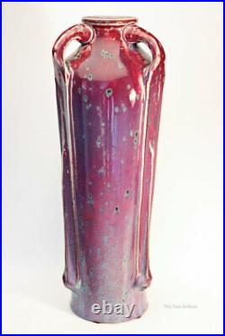 RUSKIN POTTERY High Fired Vase by WILLIAM HOWSON TAYLOR
