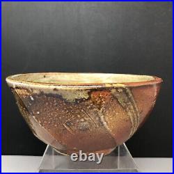 RUTHANNE TUDBALL Studio Pottery Salt Glazed Stoneware Breakfast Bowl #1597