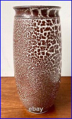 Rake Glaze Studio Pottery Vase Bruce Chivers