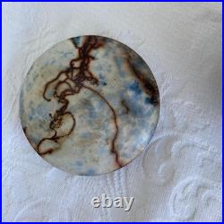 Raku Studio Pottery Lidded Pot Urn Vase Signed John Scott Sourdust Pottery H6