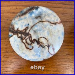 Raku Studio Pottery Lidded Pot Urn Vase Signed John Scott Sourdust Pottery H6
