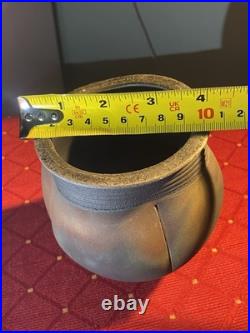 Raku Studio Pottery Vase Signed with W' Makers Mark Stunning Piece Beautiful