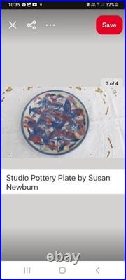 RareStudio Pottery Wall Sconce Susan Newburn (Edinburgh)