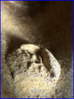 Rare Early Studio Pottery Brutalist Pedestal Vase By Ashley Howard Late 1980s