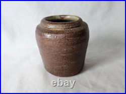 Rare Geoffrey Oestreich Leach studio pottery small vase, Circa 1960's