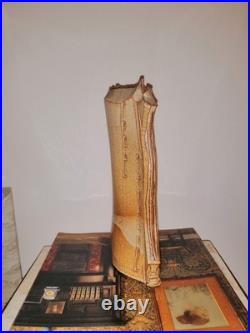 Rare John Pollex Studio Pottery Sculptural Vase Colin Pearson Interest 1970's